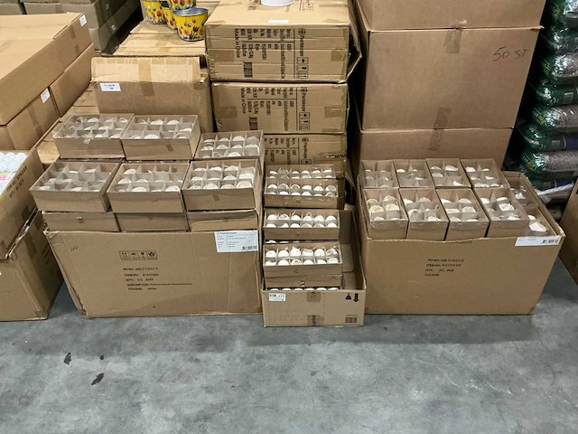 Partij diverse decoratie eieren (120x) - afbeelding 1 van  4