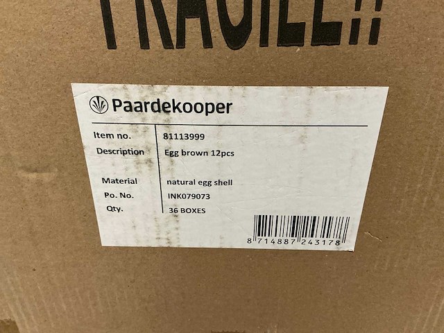 Partij diverse decoratie eieren (170x) - afbeelding 6 van  9