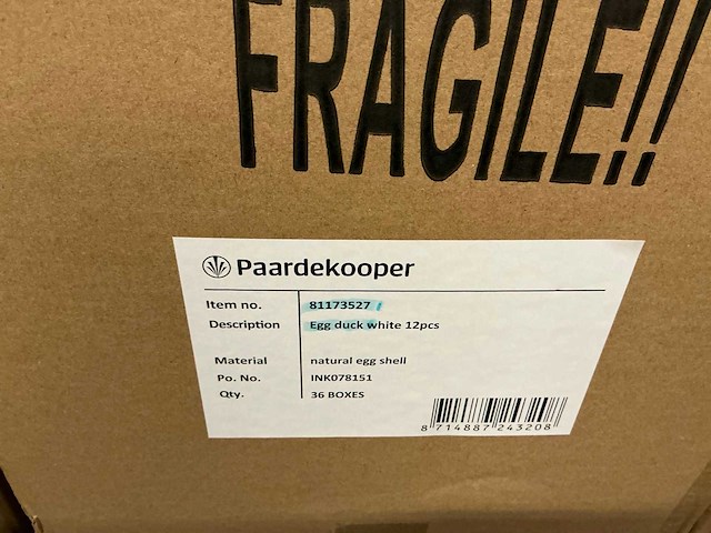 Partij diverse decoratie eieren (170x) - afbeelding 7 van  9