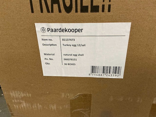 Partij diverse decoratie eieren (170x) - afbeelding 8 van  9