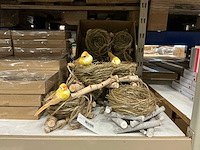 Partij diverse decoratie vogel nestjes (68x) - afbeelding 2 van  10