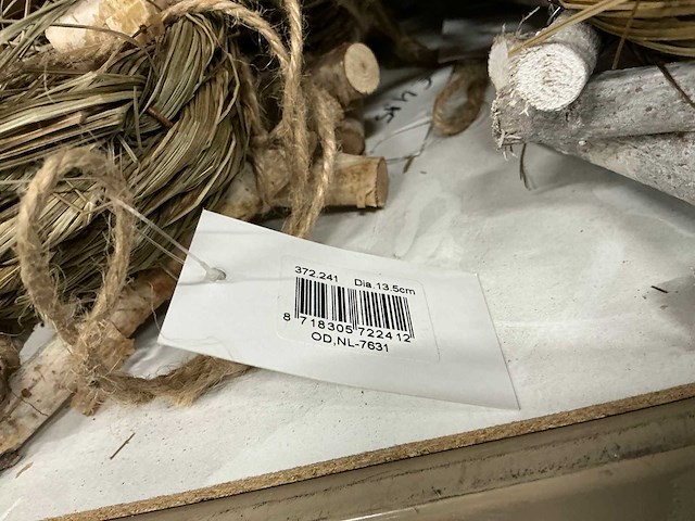 Partij diverse decoratie vogel nestjes (68x) - afbeelding 3 van  10