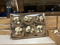 Partij diverse decoratie vogel nestjes (68x) - afbeelding 8 van  10