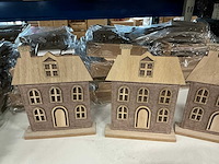 Partij diverse decoratieve huisjes (49x) - afbeelding 3 van  4