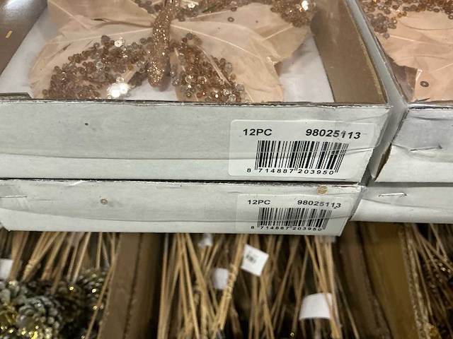 Partij diverse decoratieve vlinders (1260x) - afbeelding 8 van  9