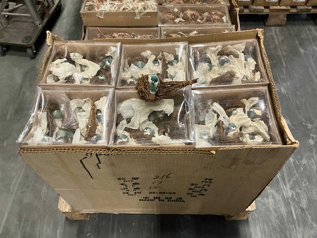 Partij diverse decoratieve vogels/uilen (1056x) - afbeelding 3 van  6