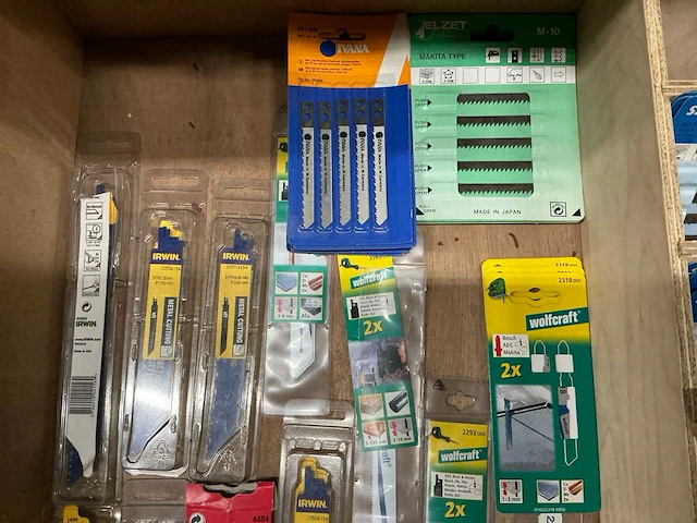 Partij diverse decoupeerzaagjes o.a makita/wolfcraft/kwb/etc (72x) - afbeelding 7 van  7