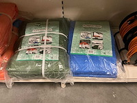 Partij diverse dekkleden & aanhangwagennetten (12x) - afbeelding 1 van  3