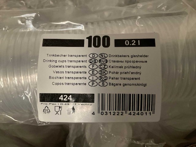 Partij diverse disposables - afbeelding 5 van  8