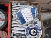 Partij diverse doorslijp, afbraam, lamellen schijven o.a. flexovit, 3m, metabo - afbeelding 2 van  12