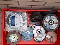Partij diverse doorslijp, afbraam, lamellen schijven o.a. flexovit, 3m, metabo - afbeelding 4 van  12