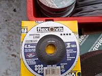 Partij diverse doorslijp, afbraam, lamellen schijven o.a. flexovit, 3m, metabo - afbeelding 7 van  12