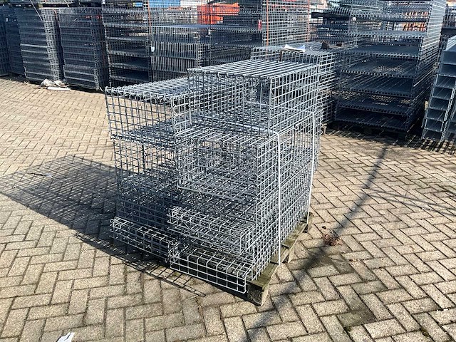 Partij diverse draad korf galvan - afbeelding 3 van  7