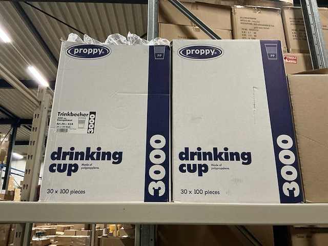 Partij diverse drinkbekers/draagtrays - afbeelding 6 van  13