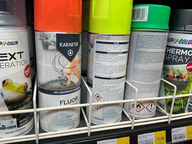 Partij diverse dupli-color/karakter/colorworks/etc spray paint (29x) - afbeelding 9 van  10