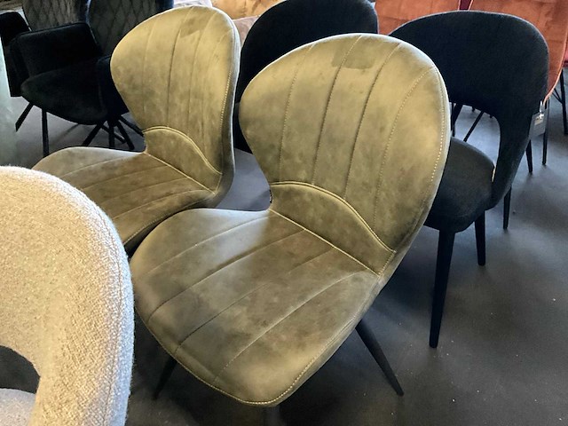 Partij diverse eetkamerstoelen (16x) - afbeelding 8 van  13