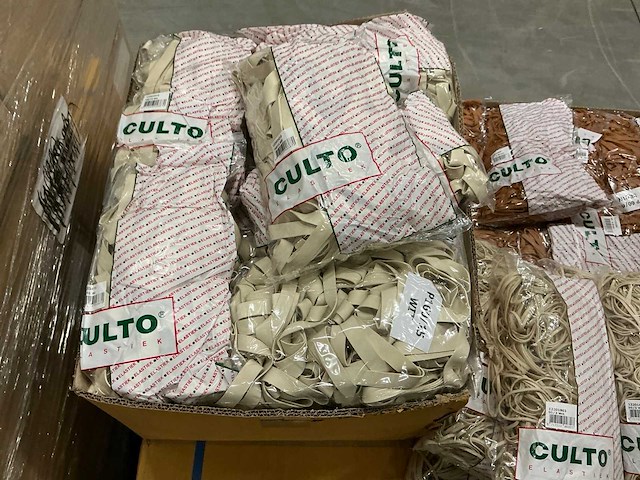 Partij diverse elastieken 1kg per zak (150x) - afbeelding 4 van  11