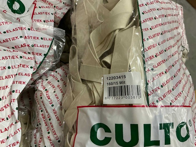 Partij diverse elastieken 1kg per zak (150x) - afbeelding 5 van  11