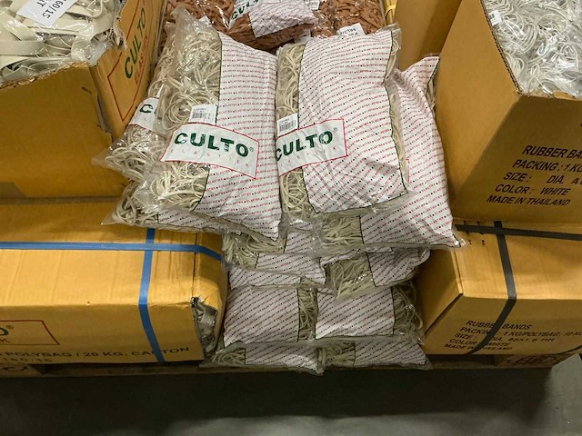 Partij diverse elastieken 1kg per zak (150x) - afbeelding 7 van  11