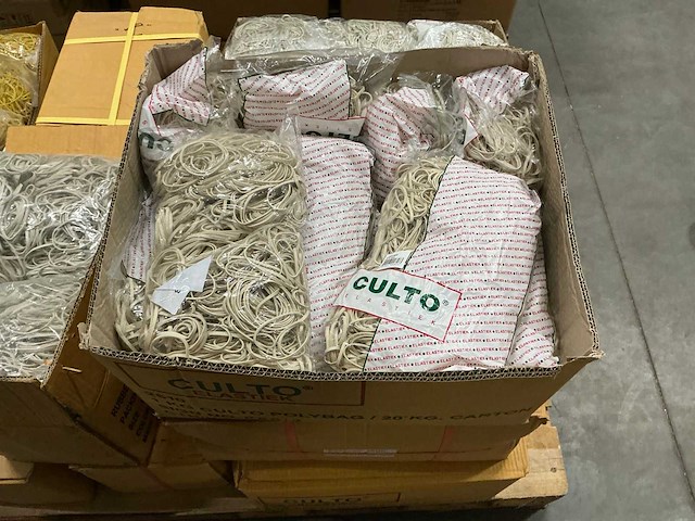 Partij diverse elastieken 1kg per zak (160x) - afbeelding 9 van  11