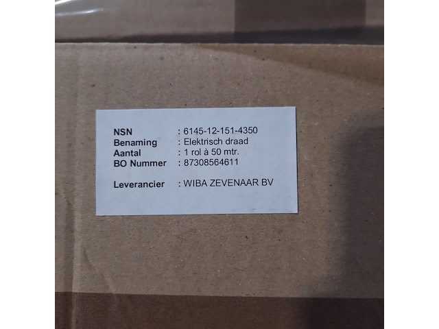 Partij diverse elektrische draden - afbeelding 2 van  12