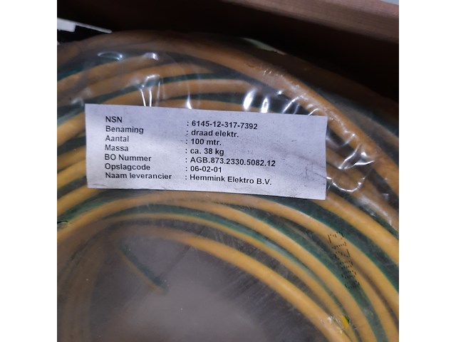 Partij diverse elektrische draden - afbeelding 6 van  12