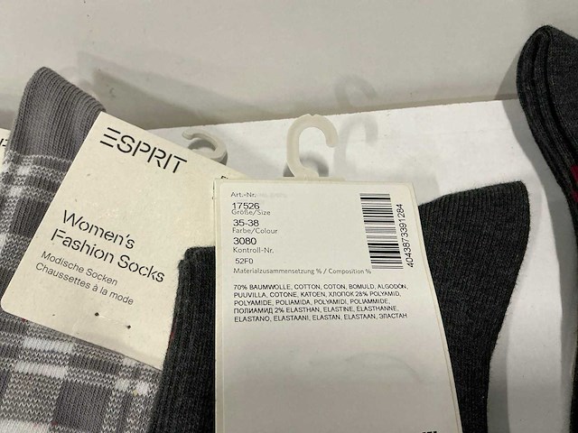 Partij diverse esprit womens fashion socks (45x) - afbeelding 2 van  13