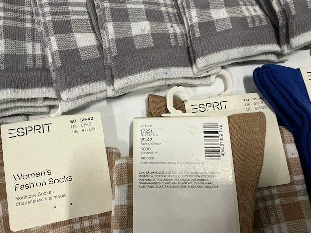 Partij diverse esprit womens fashion socks (45x) - afbeelding 3 van  13