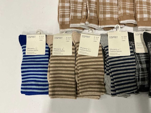 Partij diverse esprit womens fashion socks (45x) - afbeelding 8 van  13