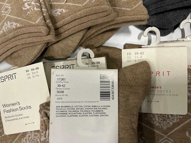 Partij diverse esprit womens fashion socks (50x) - afbeelding 4 van  15