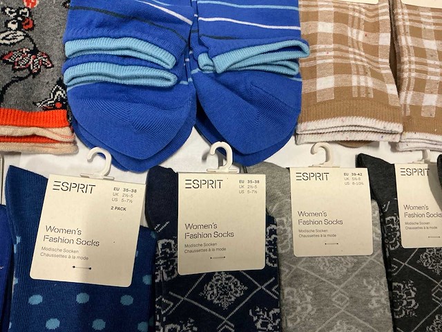 Partij diverse esprit womens fashion socks (50x) - afbeelding 5 van  15