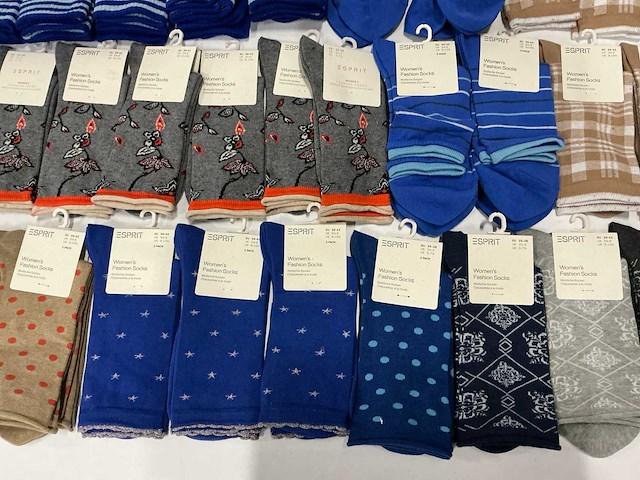 Partij diverse esprit womens fashion socks (50x) - afbeelding 10 van  15