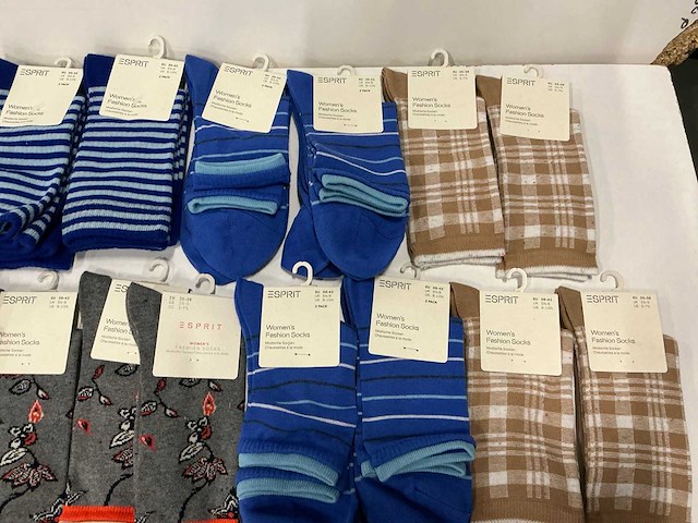 Partij diverse esprit womens fashion socks (50x) - afbeelding 12 van  15