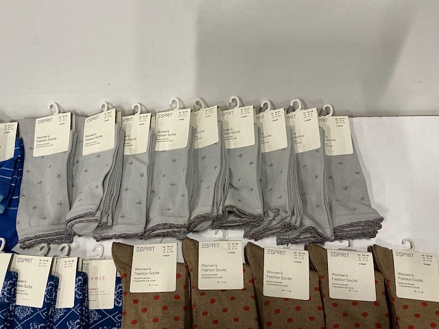 Partij diverse esprit womens fashion socks (50x) - afbeelding 10 van  14
