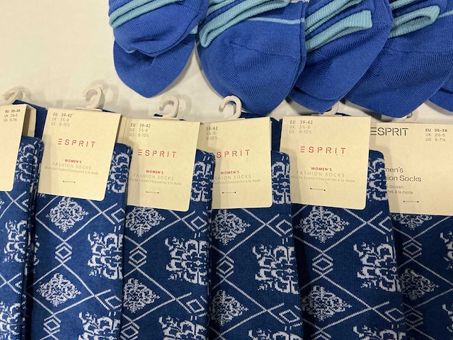 Partij diverse esprit womens fashion socks (50x) - afbeelding 13 van  14