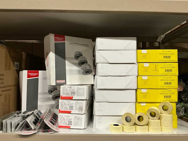 Partij diverse etiketten/ink rollers (35x) - afbeelding 1 van  8