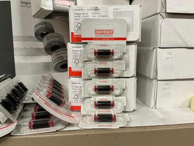 Partij diverse etiketten/ink rollers (35x) - afbeelding 7 van  8