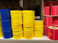 Partij diverse etiketten/tape/sluitzegels (6615x) - afbeelding 10 van  12