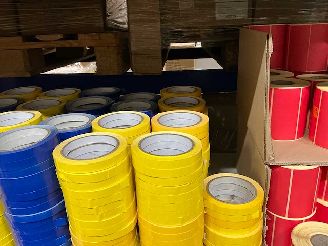 Partij diverse etiketten/tape/sluitzegels (6615x) - afbeelding 11 van  12