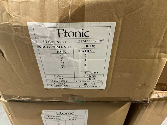 Partij diverse etonic heren en dames sportschoenen (100x) - afbeelding 2 van  10
