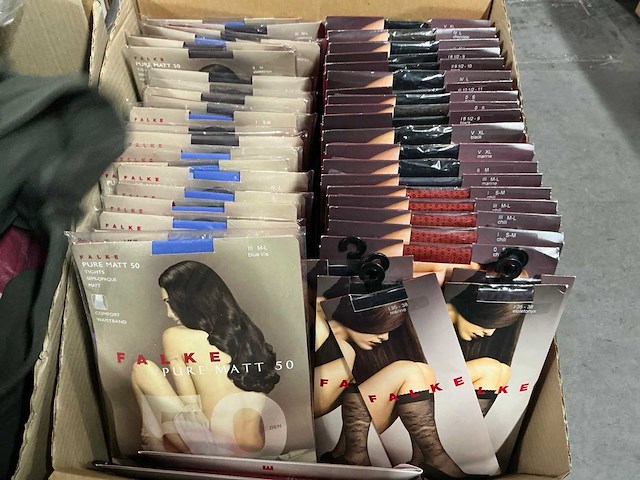 Partij diverse falke tights (48x) - afbeelding 1 van  4
