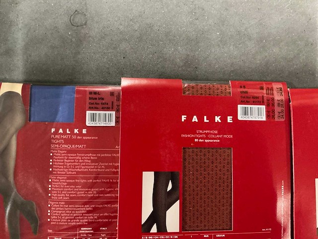 Partij diverse falke tights (48x) - afbeelding 3 van  4