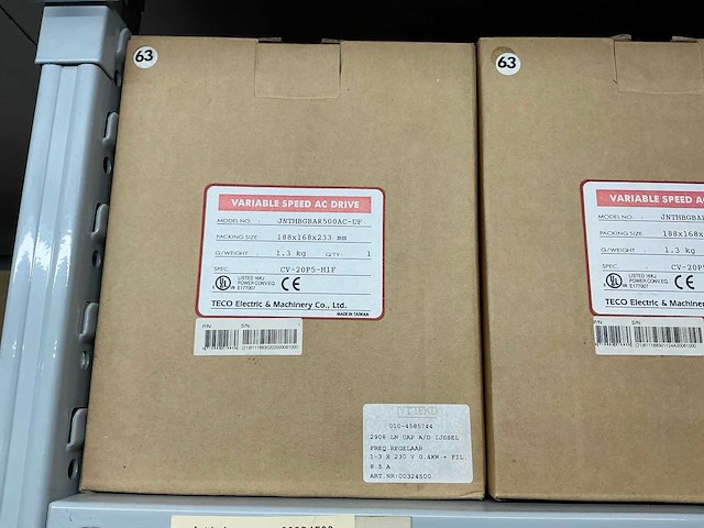 Partij diverse frequentieregelaars (8x) - afbeelding 2 van  6