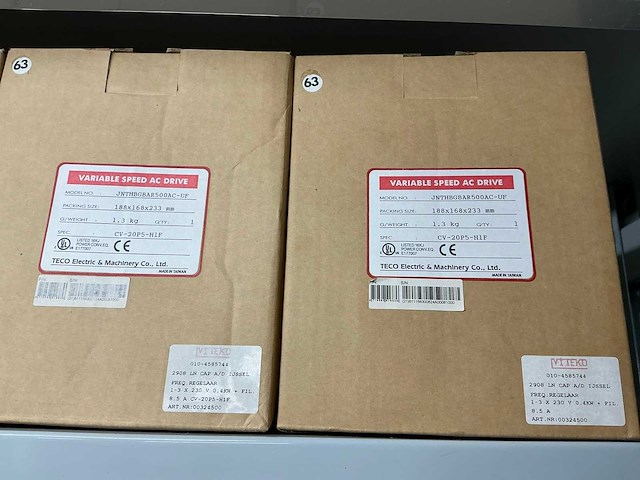 Partij diverse frequentieregelaars (8x) - afbeelding 4 van  6