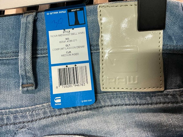 Partij diverse g-star dames broeken (58x) - afbeelding 8 van  9
