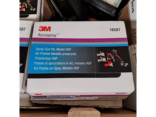 Partij diverse garage inventaris, o.a 3m, o.a accuspray 16587 - afbeelding 8 van  14