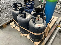 Partij diverse gasflessen (9x) - afbeelding 2 van  3