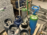 Partij diverse gasflessen (9x) - afbeelding 3 van  3