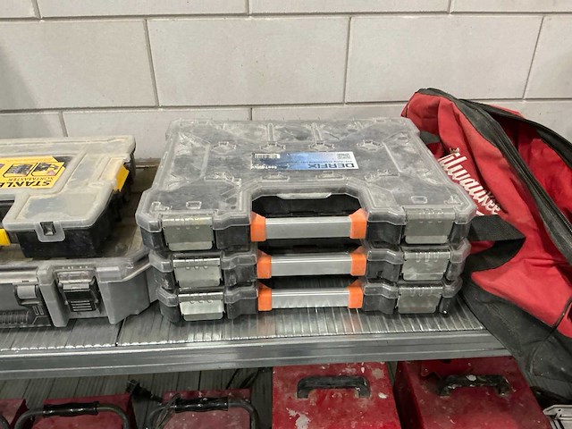 Partij diverse gereedschap koffers/tassen (9x) - afbeelding 4 van  6