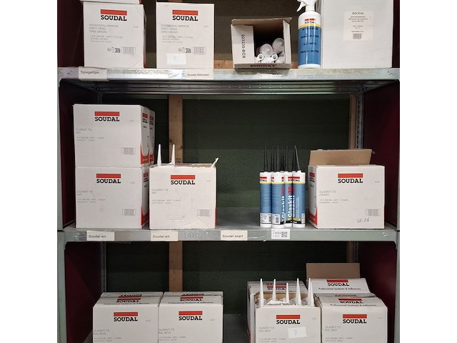 Partij diverse glaskit en soudaseal mirror soudal, diverse kleuren - afbeelding 2 van  21
